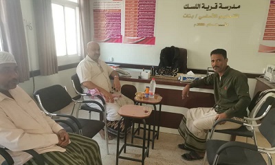 مستشار وزير الدفاع اللواء الركن طيار : فائز منصور قحطان التميمي يقوم بزيارة إلى مدرسة قرية اللسك (بنات) 