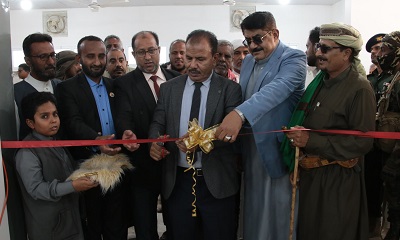 الوكيل العامري يدشن المعرض التعاوني الغذائي الثاني ويتفقد الاعمال في مشروع توسعة مستشفى بابكر بمديرية حورة ووادي العين