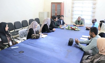 مدير الأمن والشرطة بساحل حضرموت يستقبل وفد منظمة برجهوف الألمانية في المكلا