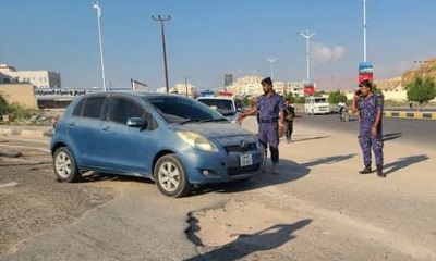 المكلا: حملة أمنية تستهدف المركبات والدراجات النارية غير المرقمة