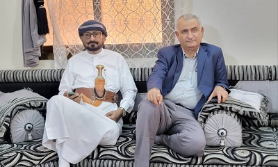 مدير عام سيئون يطمئن على صحة مدير عام شبام الأستاذ طارق فلهوم