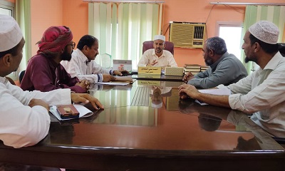 مدير أوقاف وإرشاد ساحل حضرموت يلتقي باللجان المجتمعية وهيئة السلم المجتمعي بالمكلا