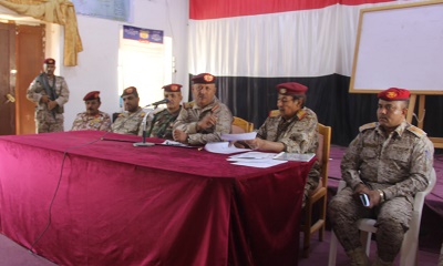 قائد المنطقة العسكرية الاولى يفتتح دورة قادة السرايا بقيادة المنطقة 