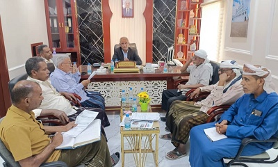 مدير عام سيئون يرأس اجتماع الهيئة الإدارية بالمجلس المحلي ويناقش خطط ومشاريع المديرية للعام 2025م. 