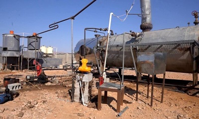 نيابة الاموال العامة بحضرموت تشرف على سير التحقيقات حول المصفاة الغير مرخصة