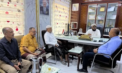 لقاء رئيس الاتحاد السياحي اليمني بمدير عام مكتب الأوقاف بالوادي والصحراء – حضرموت