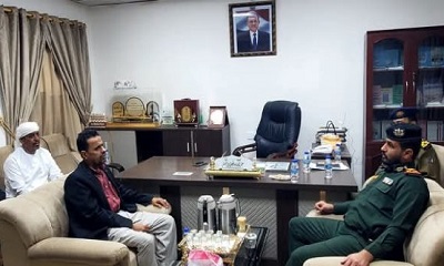 مدير أمن وادي حضرموت يناقش سُبل تعزيز الإجراءات القانونية في مكافحة الجرائم