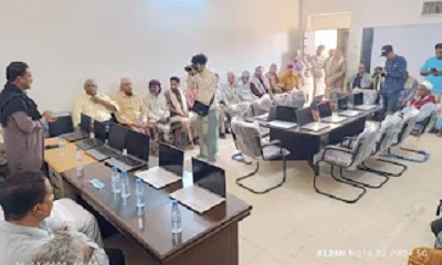 مدير عام شبام : افتتاح مركز  الحاسوب بمدرسة العلامه عبدالله بن سميط للتعليم الأساسي بشبام حضرموت