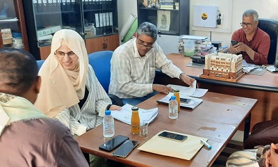 مديرة مشروع العمارة الفريدة‏ ومدير المدن التاريخية يلتقون ‏مدير مدرسة عبدالله بن سميط