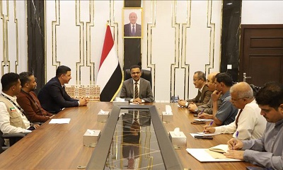 أمين عام حضرموت يطلع على المشاريع الاستراتيجية المستقبلية لمنظمة العون المباشر الكويتية