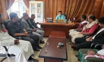 مدير عام مديرية القطن يلتقي مدير عام مكتب الشؤون الاجتماعية والعمل بالوادي والصحراء