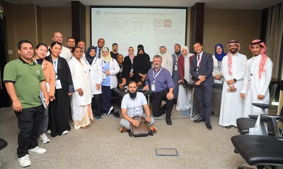 الرابطة الحضرمية للسكري تشارك بمؤتمر القدم السكرية في جدة بالمملكة العربية السعودية