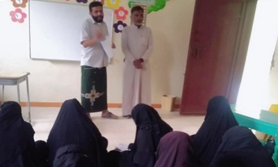 مدير محو الأمية بمديرية حريضة يتفقد سير الامتحانات للفصل الدراسي الثاني 2024-2025م