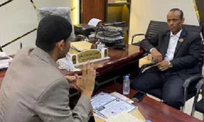 رئيس نقابة المهندسين اليمنيين بمحافظة حضرموت يستقبل وكيل البورد الألماني للتدريب والاستشارات - مكتب اليمن