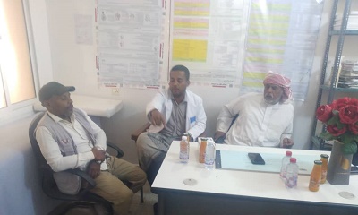 مدير عام رماه يزور مستشفى رماه الريفي