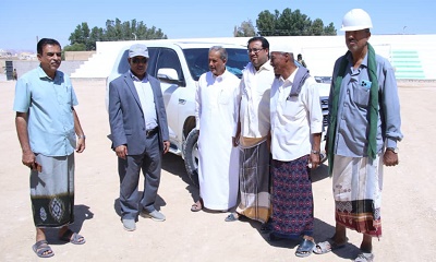 الوكيل العامري يتفقد سير الاعمال بعدد من المشاريع التنموية بمديرية القطن