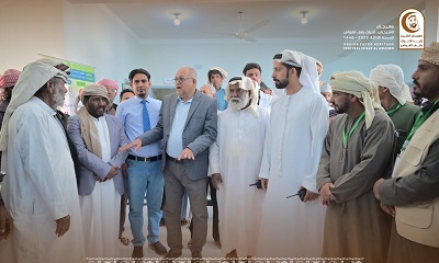 مهرجان الشيخ زايد التراثي بقف العوامر يستقبل وفد من وزارة الزراعة والري