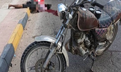 مصرع شاب جراء حادث دراجة نارية مروع بالمكلا