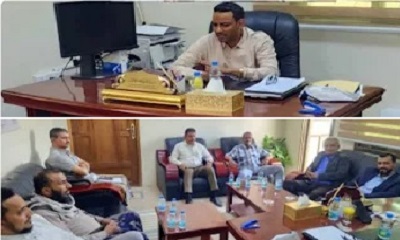 لقاء يناقش إعادة تحصيل فواتير مؤسسة الكهرباء عبر مكاتب البريد من بداية مارس من العام الحالي 2025م 