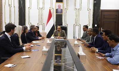 المحافظ ابن ماضي يلتقي سفير الاتحاد الأوربي وسفيرتي مملكة هولندا وجمهورية فرنسا