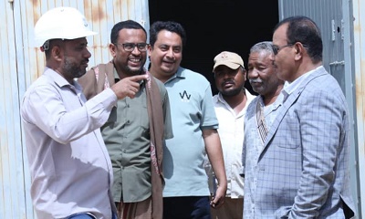 الوكيل العامري يدشن تشغيل عشرة ميقا إضافية قدرة تحويلية بمحطة تريم