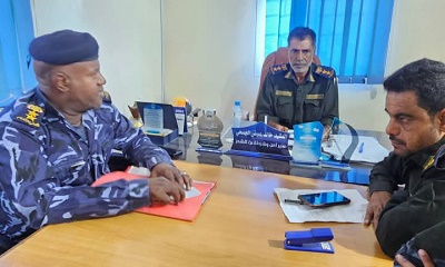 مدير أمن الشحر يناقش الخطة الأمنية الرمضانية