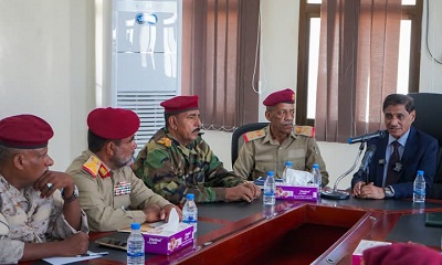 النائب البحسني يُشيد بمستوى الانضباط العسكري لمنتسبي الكتيبة الخاصة