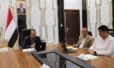 محافظ حضرموت يُشارك في ورشة عمل دولية لبحث إحداث تنمية اقتصادية وتعزيز النمو الاقتصادي لوادي حجر الزراعي
