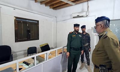 مدير أمن وادي حضرموت يتفقد مستوى الانضباط في أول أيام رمضان