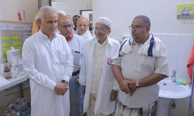 مدير عام سيئون يدشن نشاط العيادات الرمضانية التخصصية الخيرية المجانية الـ7 للعام 1446هـ بمدينة سيئون. 