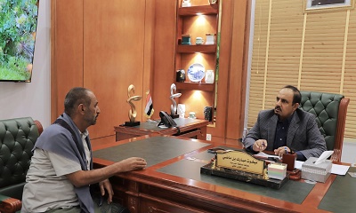 محافظ حضرموت يطّلع على احتياجات مديرية حريضة ومشاريعها المُنجزة وقيد الانجاز في الطرق والكهرباء والقضاء