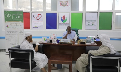 وفد كويتي يزور مشروع تشغيل مركز فاطمة بابطين الطبي بسيئون ويطّلع على خدماته المجانية لمرضى الفشل الكلوي