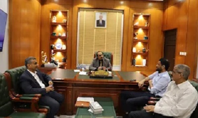 المحافظ بن ماضي يطلع على سير العمل الإداري والجمركي بمنفذ الوديعة البري