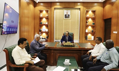 المحافظ بن ماضي يبحث التحضيرات لتدشين مشروع موسوعة حضرموت لتوثيق الأعلام والمعالم والبيانات