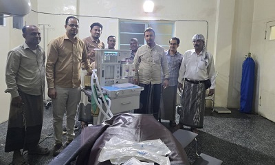 فاعل خير يتبرع بجهاز تخدير لمستشفى الجحي بدوعن بقيمة أكثر من 20 مليون ريال