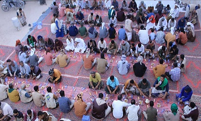 مجموعة إعانة للأعمال الخيرية مديرية شبام حضرموت تقيم مأدبة إفطار مع وجبة عشاء لمندوبي ومنتسبي المجموعة