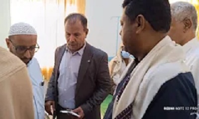 الوكيل العامري يدشن مكرمة مؤسسة الصالح الرمضانية على مرضى السرطان بمركز الاورام بمدينة سيئون