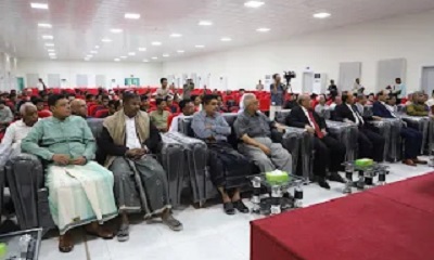 المحافظ بن ماضي يشهد الافطار الرمضاني الاول لطلاب المنحة الإماراتية بكلية الطب جامعة حضرموت 