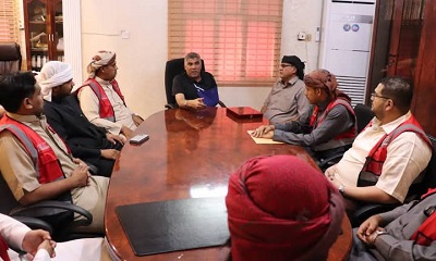 مدير أمن ساحل حضرموت يُشيد بالجهود الإنسانية لفريق ساند التطوعي