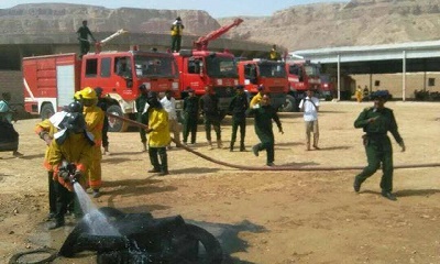 الدفاع المدني بوادي حضرموت يخمد 4 حرائق بمدينة سيئون خلال أيام شهر رمضان