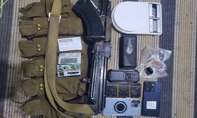 شرطة مديرية تريم تضبط مروج مخدرات وبحوزته مواد ممنوعة