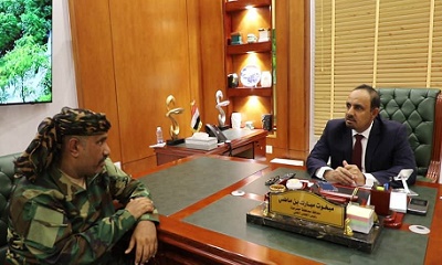 محافظ حضرموت يطلع على جهود تطهير المديريات من الالغام والعبوات ومخلفات الحروب