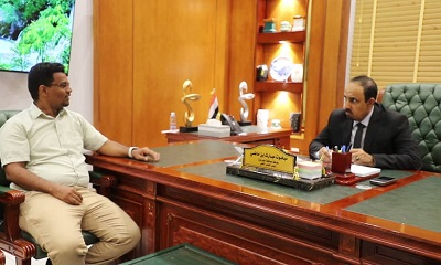 المحافظ بن ماضي يطلع على ترتيبات البدء في مشروع ترميم الجناح الغربي لمتحف المكلا