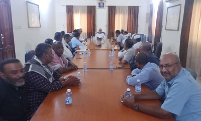 المؤسسة المحلية للمياه والصرف الصحي مناطق وادي حضرموت تقيم عوادها السنوي