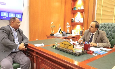 المحافظ بن ماضي يناقش الاستعدادات الجارية لاستقبال المخيم السعودي الطبي في عمليات القلب المفتوح والقسطرة والمفاصل الصناعية والاورام