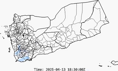 توقعات بهطول أمطار متفرقة على سواحل حضرموت ابتداءً من مساء الأحد 