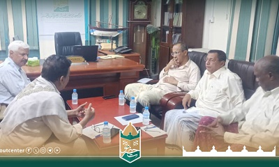 وكيل محافظة حضرموت للشؤون الفنيه يزور مركز حضر موت للدراسات التاريخية