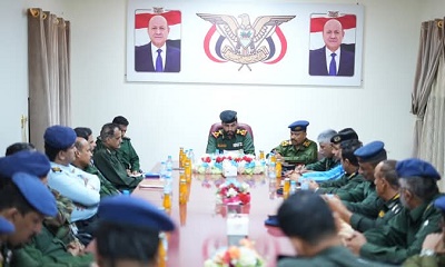 العميد بن حبيش يؤكد على رفع الجاهزية وتعزيز التنسيق الأمني بوادي حضرموت