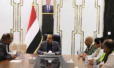 محافظ حضرموت يرعى مشروع تأهيل مخازن اللقاحات والمخازن المحورية لضمان تخزين آمن للأدوية واللقاحات لخدمة محافظات المحور الشرقي