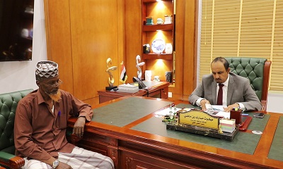 المحافظ بن ماضي يؤكد تماسك المجتمع الحضرمي